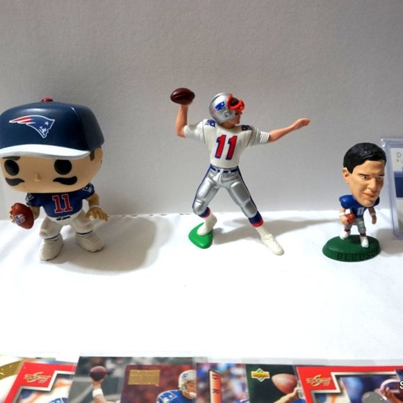 Drew Bledsoe Funk Pop SLU 100+ Card Lot w/ Game Used RCs Inserts  NM/MT - Picture 8 of 9